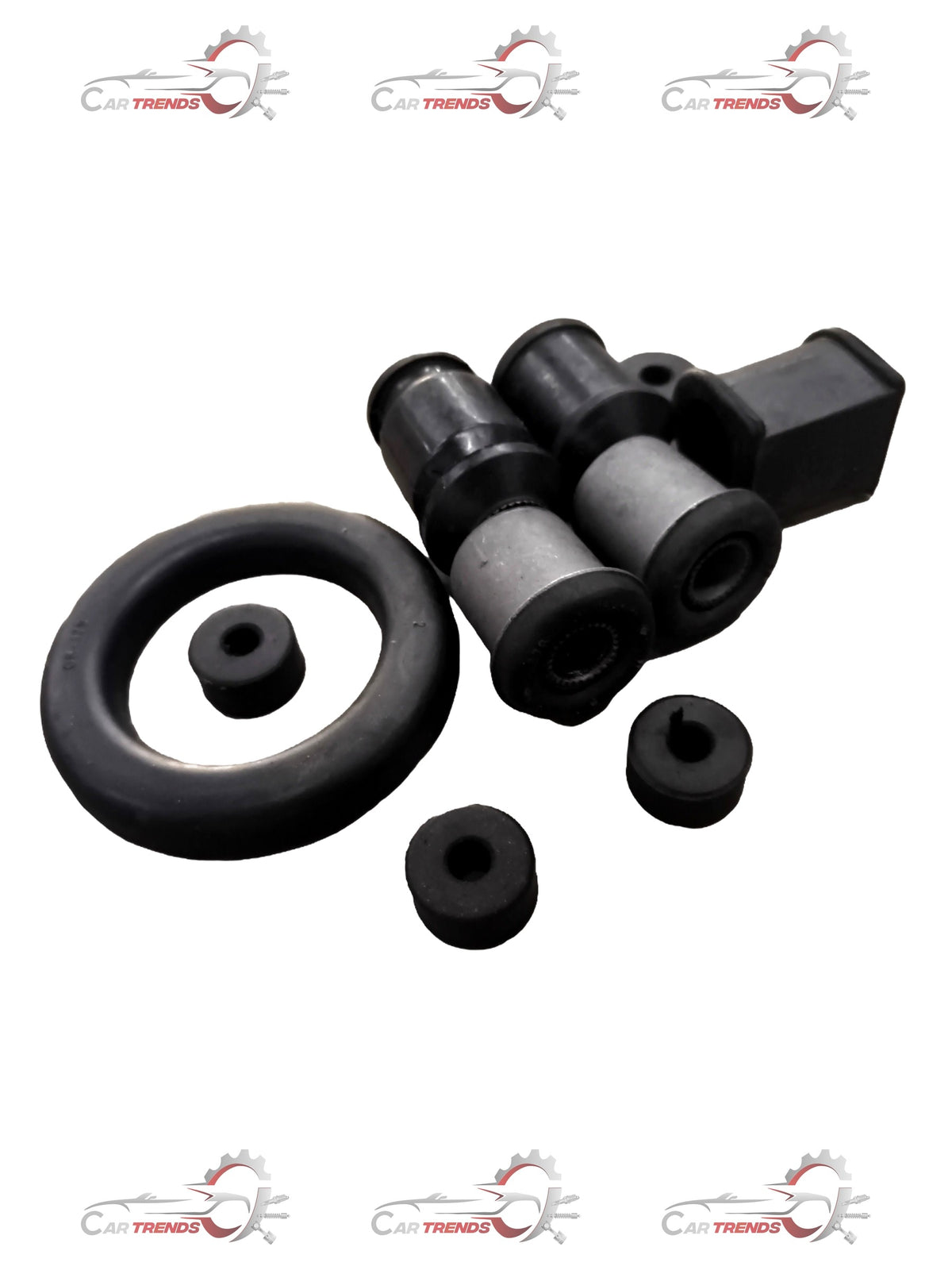 Autokoi suspension kit for Mahindra Scorpio front suspension components, visible with coil springs and mounting parts.