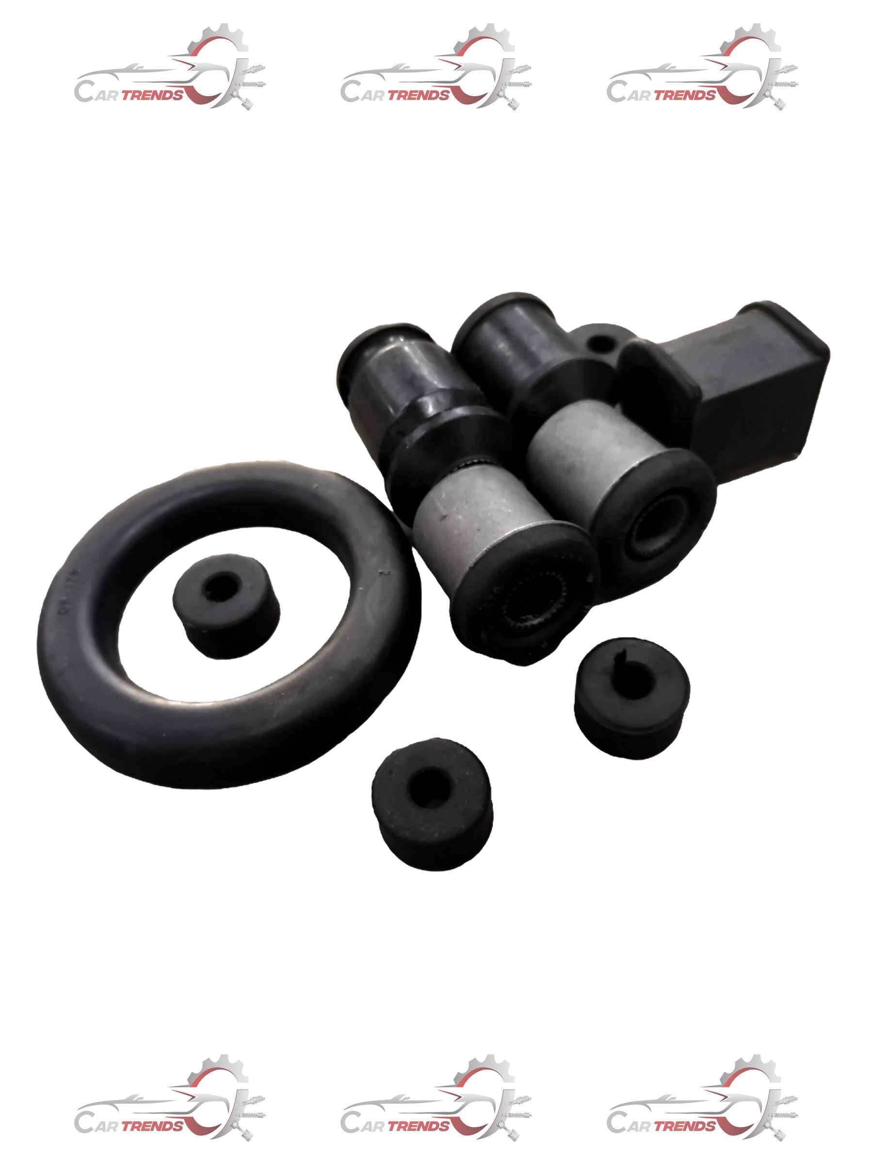 Autokoi suspension kit for Mahindra Scorpio front suspension components, visible with coil springs and mounting parts.