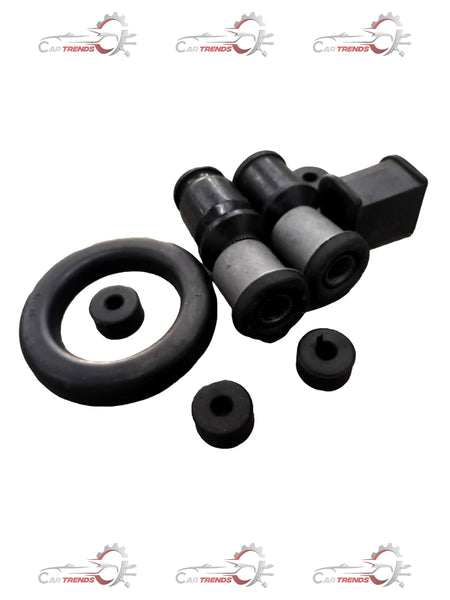 Autokoi suspension kit for Mahindra Scorpio front suspension components, visible with coil springs and mounting parts.