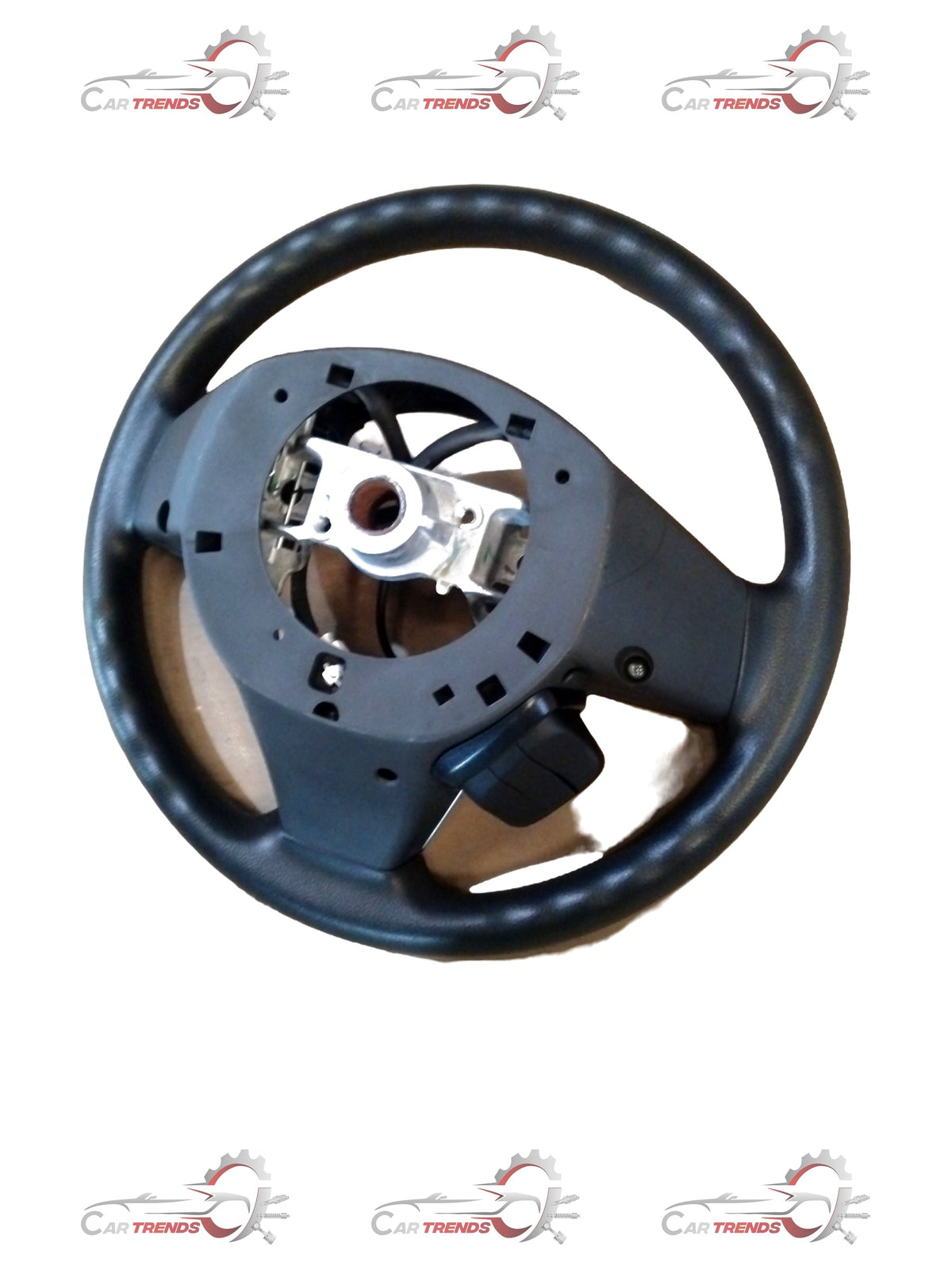 Maruti Suzuki steering wheel assembly, showing the detailed design and components of the vehicle's steering wheel.