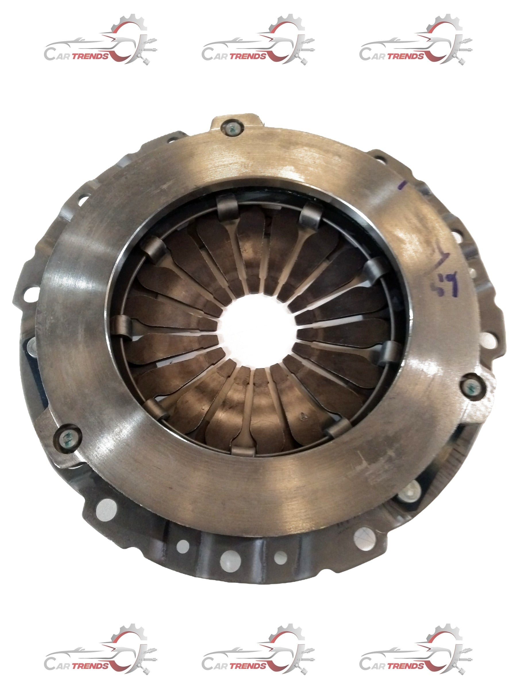 Maruti Suzuki pressure plate for Super Carry, showing the metal component with clutch friction surface and mounting points.