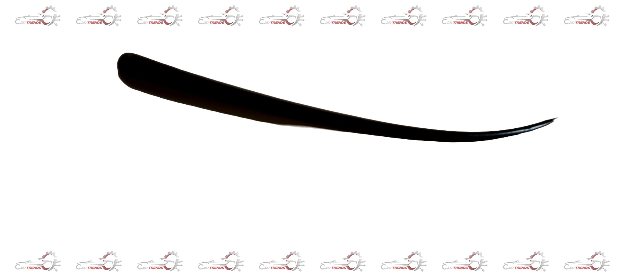 Hyundai right side molding with strip, automotive exterior part, shown with its textured surface and mounting details.