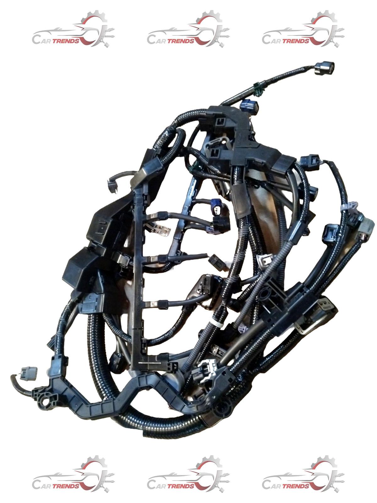 CarTrends engine harness for Honda Accord, detailed view of the wiring connectors and electrical components.
