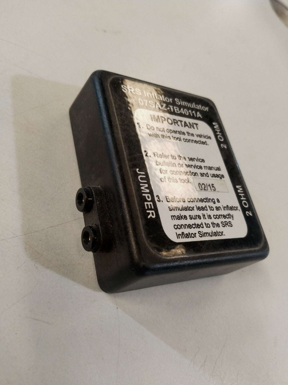 CarTrends SRS INFLATOR SIMULATOR | CITY/CIVIC/JAZZ/AMAZE | | #07SAZTB4011A 07SAZTB4011A - Left view