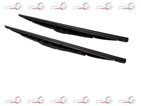 CartTrends 18-inch wiper blade for all cars, showing the sleek rubber blade and metal frame design in a clear side view image.