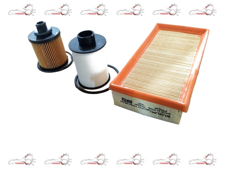 Maruti Suzuki service kit for Suzuki Swift and Ciaz, including essential engine and maintenance parts, displayed on white background.