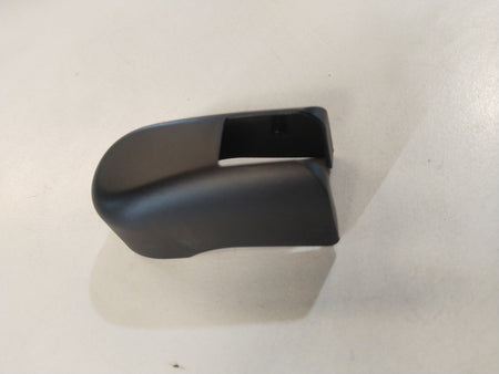 CarTrends arm cover in black fabric, designed for vehicle protection, shown on a car seat in the image.