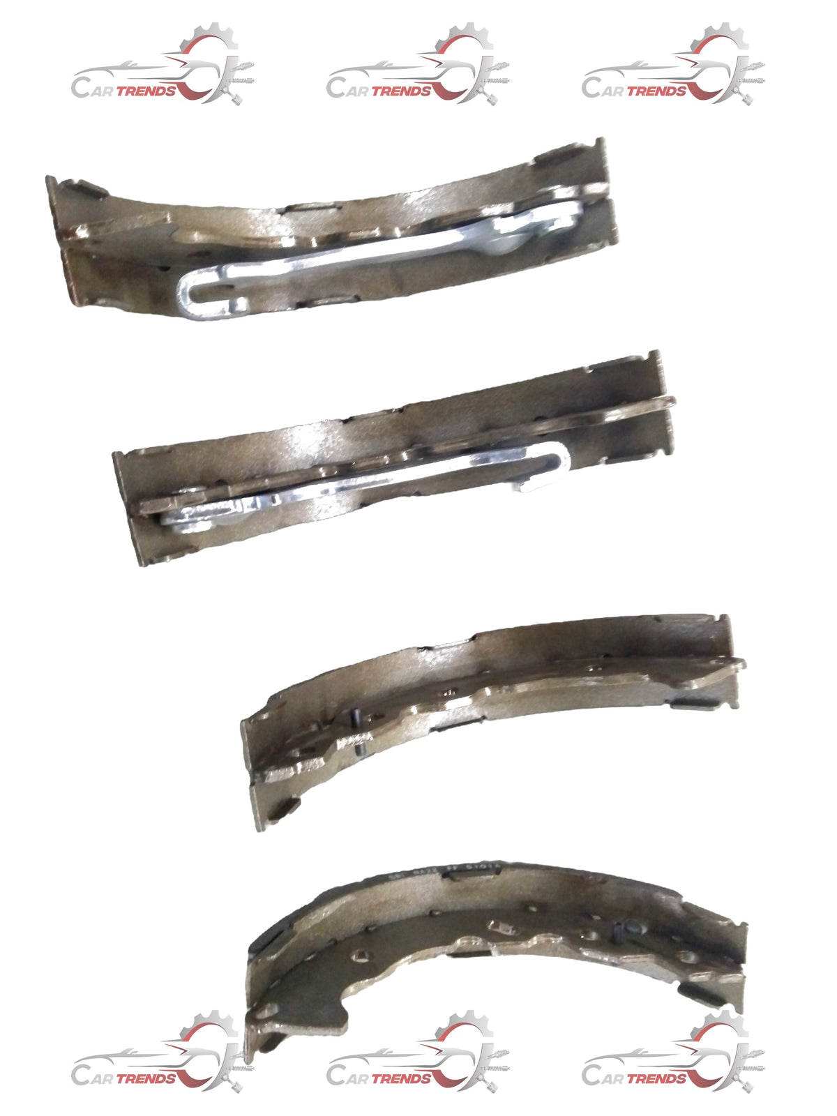 Rear brake shoe for Hyundai Grand i10, XCENT, NIOS, AURA, Fluidic Verna DSL, and i20 Elite from CarTrends.