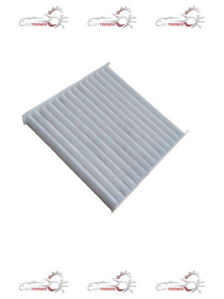 Mahindra AC filter for XUV 3XO vehicle, showing clean, new filter with pleated design and brand logo in a close-up image.