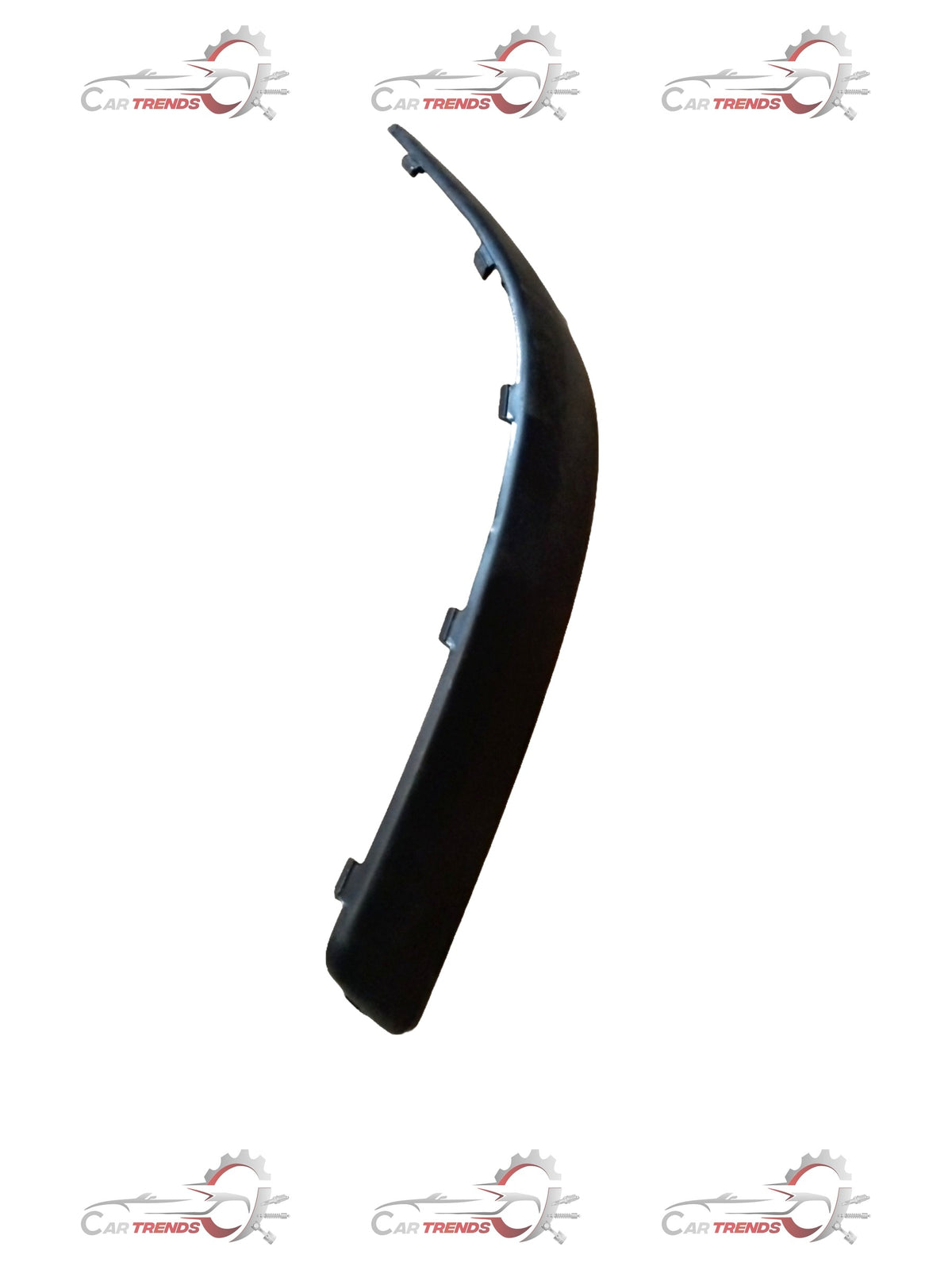 Hyundai Santro front left moulding bumper protector, spare part, durable plastic, designed to shield the vehicle's bumper area.