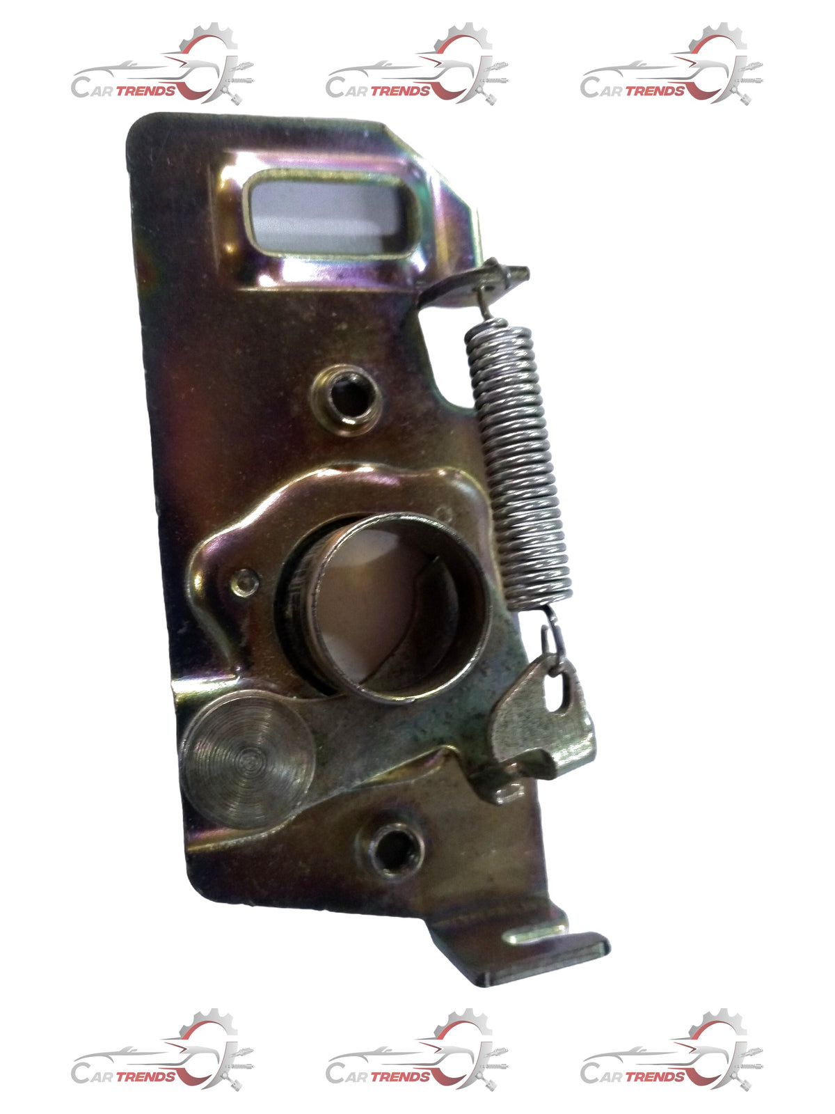 Chevrolet Enjoy latch hood primary part by General Motors, showing the underside and latch mechanism for engine hood.