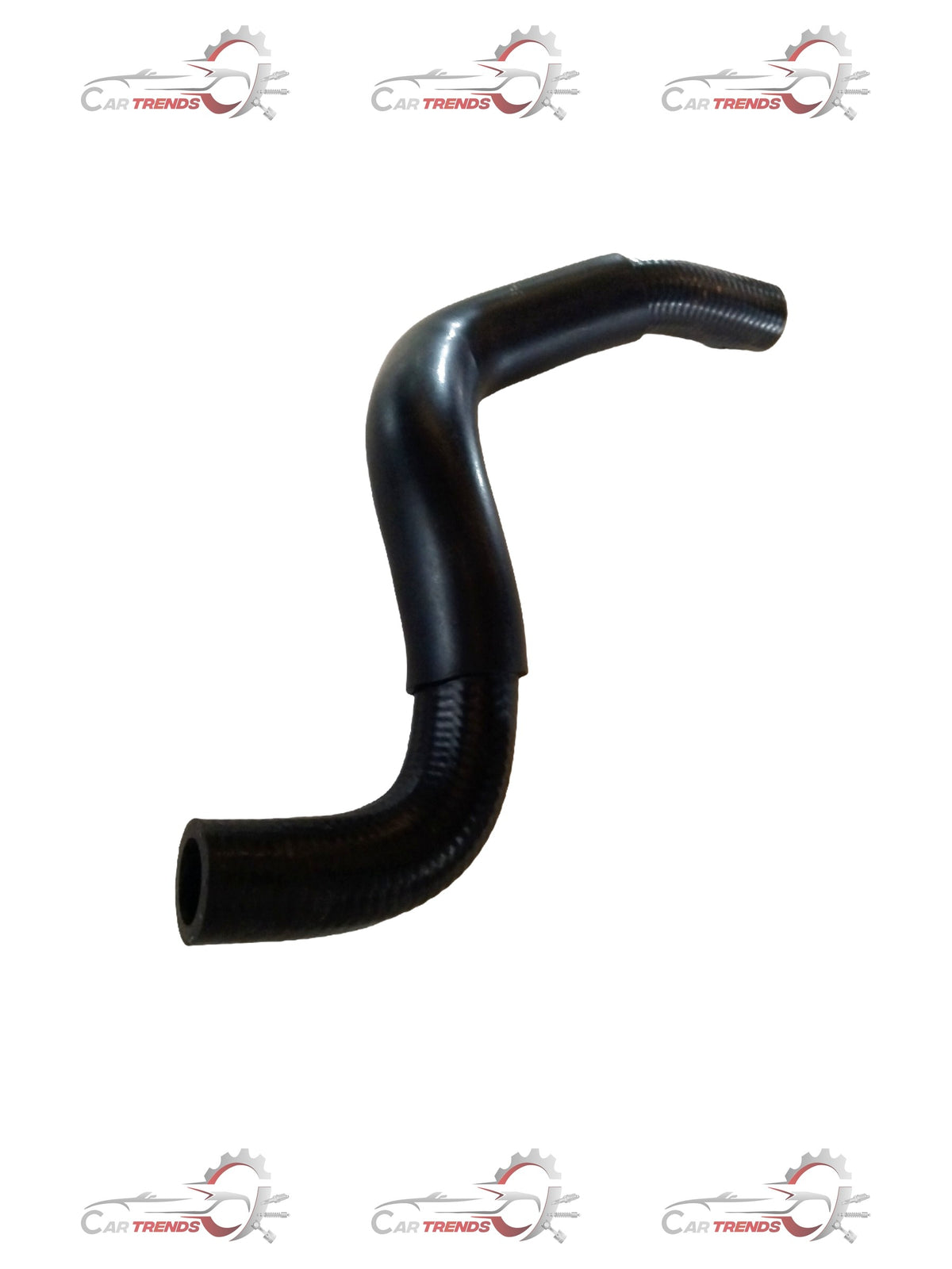 Maruti Suzuki Celerio hose part, close-up view showing black rubber tube with connector fittings for vehicle maintenance.