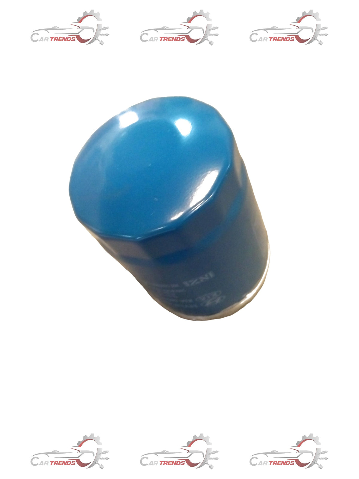 Hyundai engine oil filter assembly for spare parts, showing a close-up of the filter component with branding and part number 2630002752