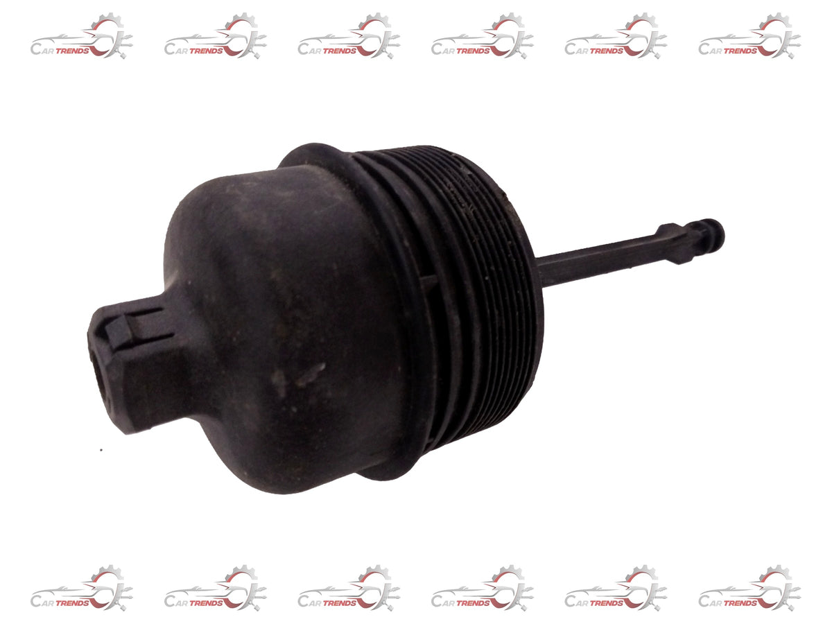 Hyundai oil filter cap for Creta, part number 263152A500, showing a close-up of the black plastic engine component.
