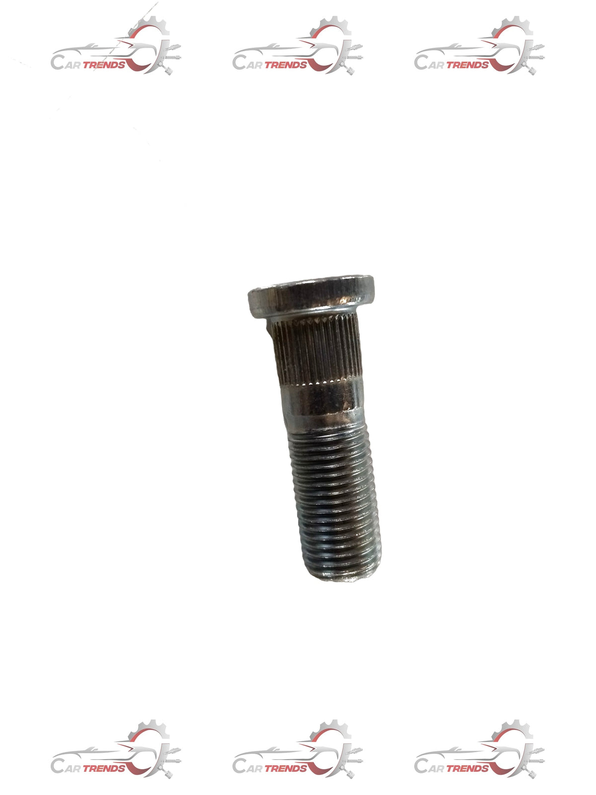 Maruti Suzuki rear hub bolt for Gypsy King vehicle, close-up view showing metal part with threaded end.