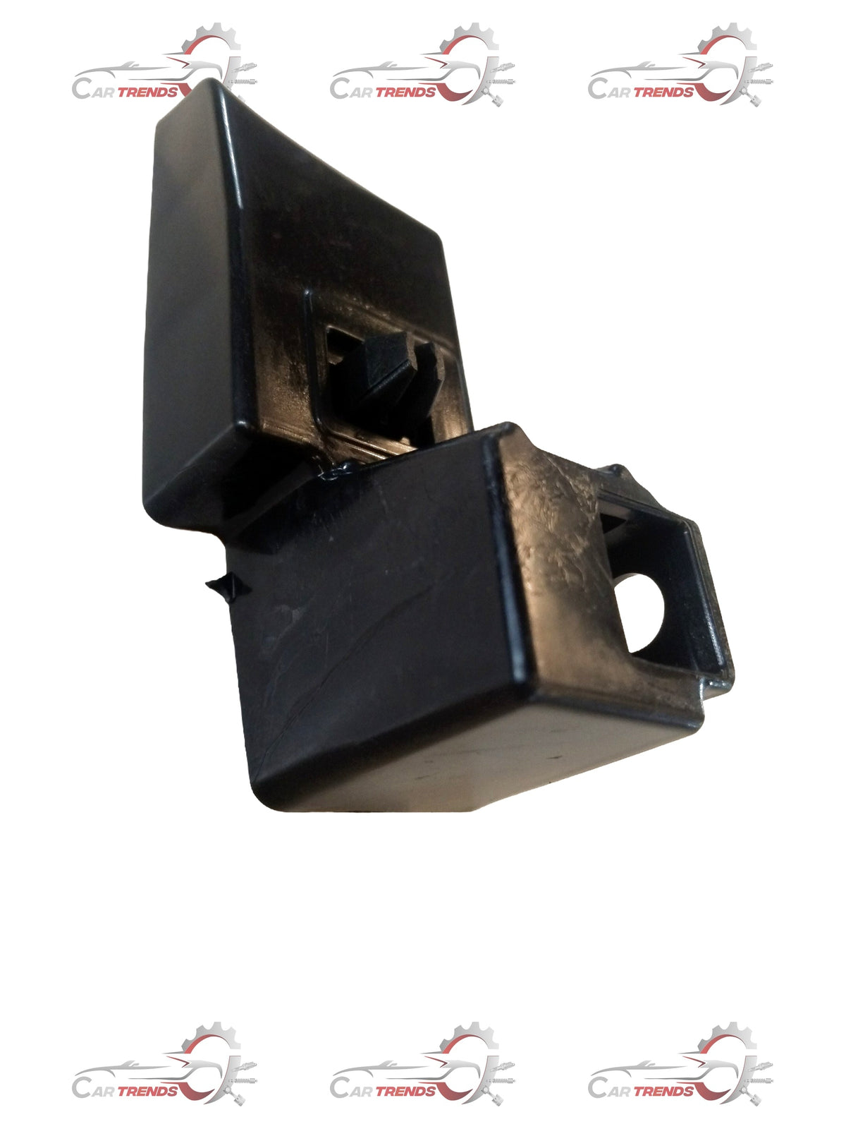 Maruti Suzuki RR bumper side right holder, automotive part with mounting details, in black finish, designed for vehicle side protection.