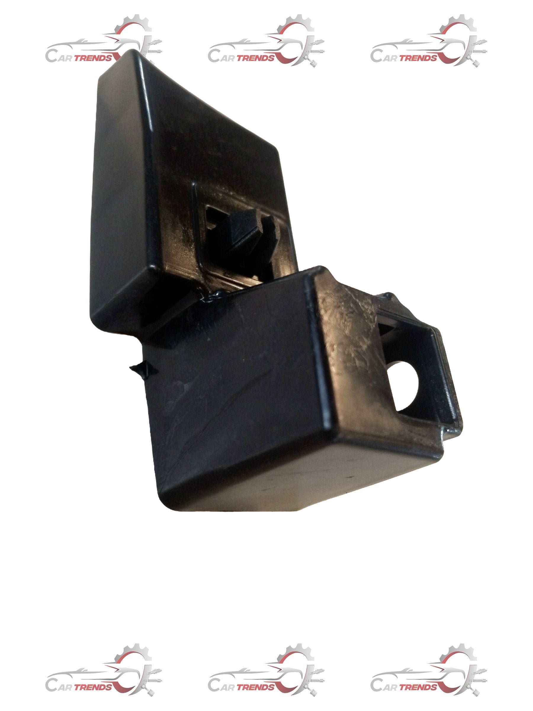 Maruti Suzuki RR bumper side right holder, automotive part with mounting details, in black finish, designed for vehicle side protection.