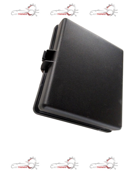 Maruti Suzuki Coverrelay Box 36717M62S00, automotive relay box with labeled connections and sturdy black plastic casing.