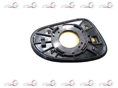 Chevrolet Spark left mirror glass assembly by CarTrends, showing the replacement mirror component for vehicle side mirror.