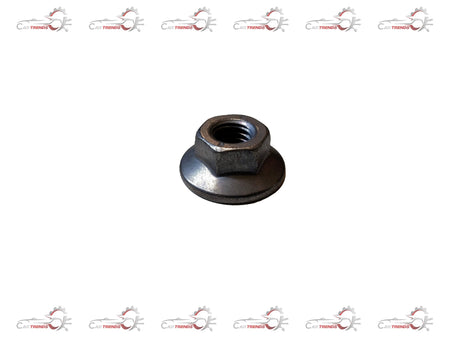 Renault HEX nut by CarTrends, close-up of durable metal fastener suitable for automotive use.