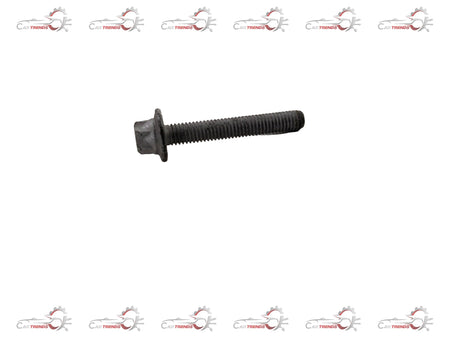 Chevrolet Optra screw, general motors brand, close-up view showing threading and metal finish, used for vehicle assembly.