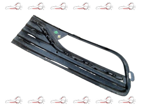 Volkswagen Polo grille with the #6RG853666J design, featuring a sleek black finish and horizontal slats, close-up view.