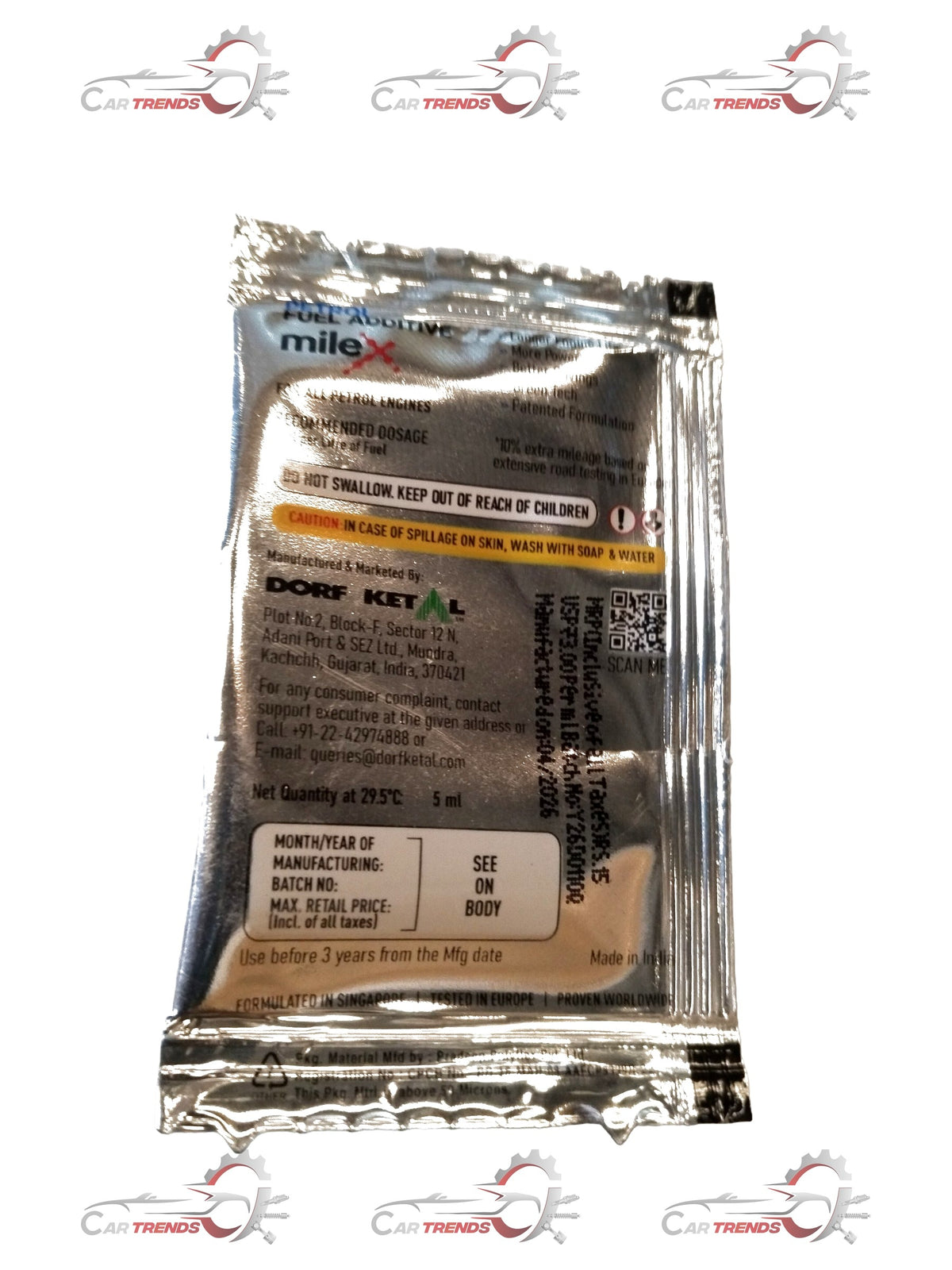 CarTrends MILEX PETROL FUEL ADDITIVE 500X5ML SR 8228 | All cars | Petrol | #CT003529 CT003529 - Left view