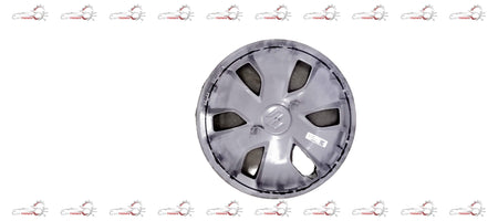 Maruti Suzuki Alto K10 wheel cover with a sleek design, shown on a car wheel in a close-up view.