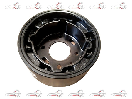 Mahindra torsional vibration damper for Scorpio, Bolero, XUV500, and Thar vehicles, showing the metal component with mounting points.