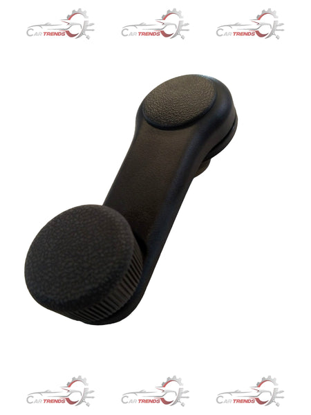 Hyundai Grand i10 door handle window regulator by CarTrends, showing the black plastic component with metal mounting points.