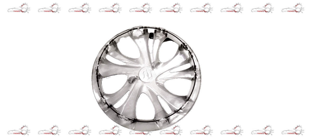 Black wheel cover for Maruti Suzuki vehicle, showcasing a sleek, durable design to protect and enhance the car's wheels.
