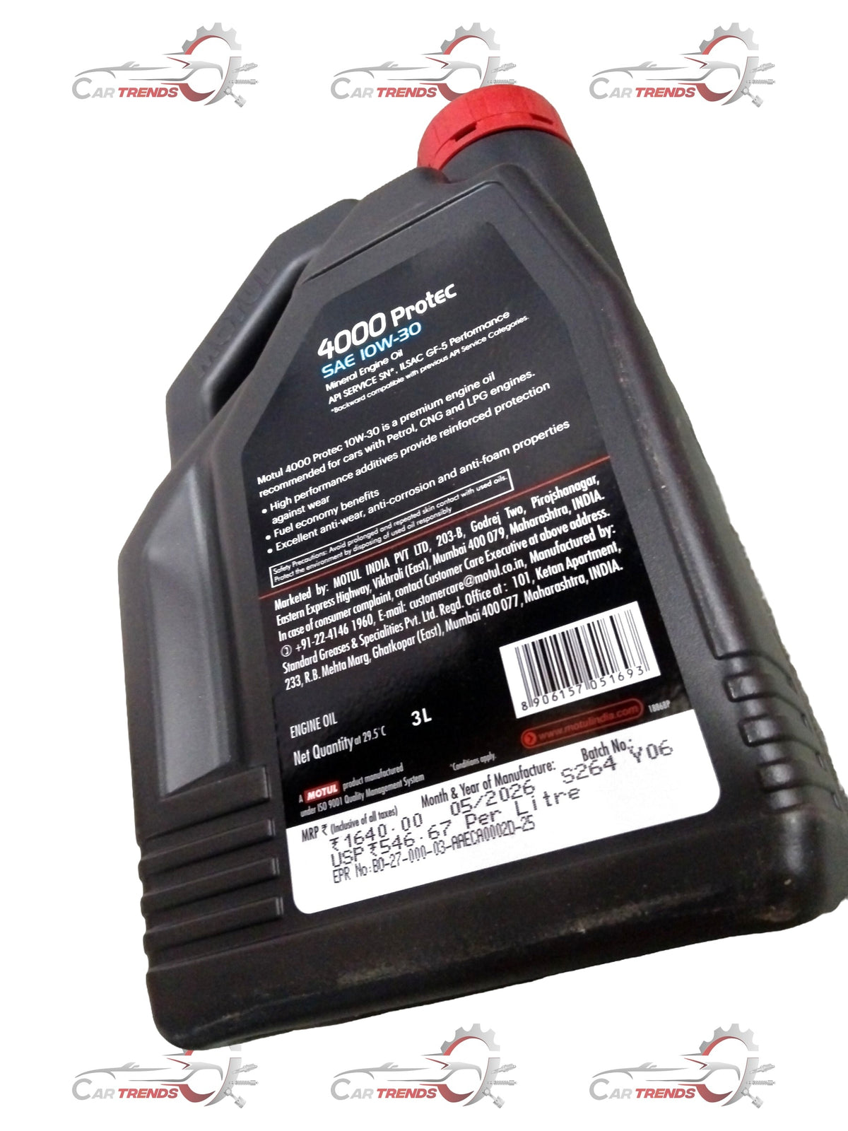 CarTrends 4000 PROTEC 10W30 | 3LTR | #P001060 P001060 - Left view