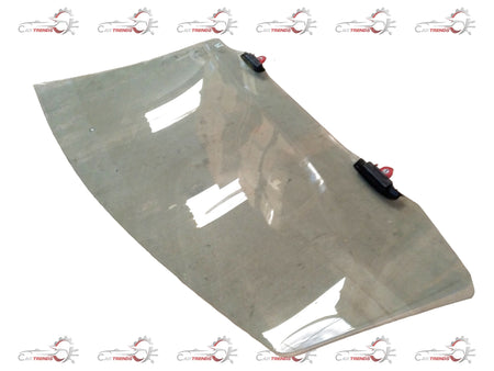 Toyota glass sub-assembly front right side for vehicle, showing the clear window and frame with mounting details.