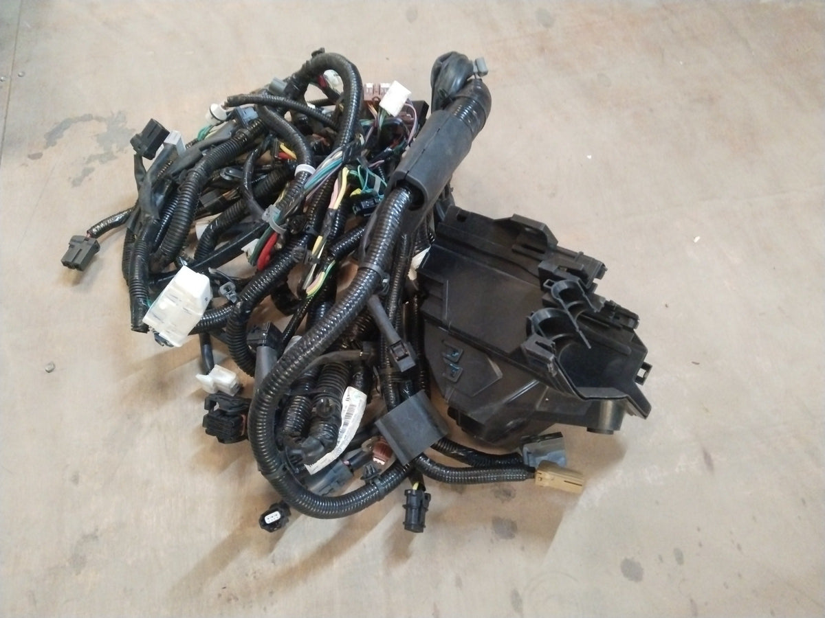 Nissan Micra engine room harness by CarTrends, showing electrical connectors and wiring for engine management system.