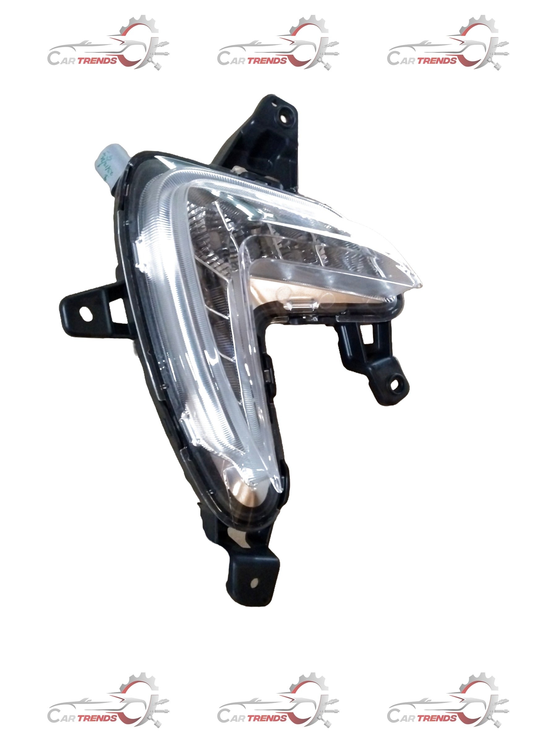 Hyundai i10 Grand Nios daytime running light spare part by CarTrends, LH side, close-up of LED light assembly.