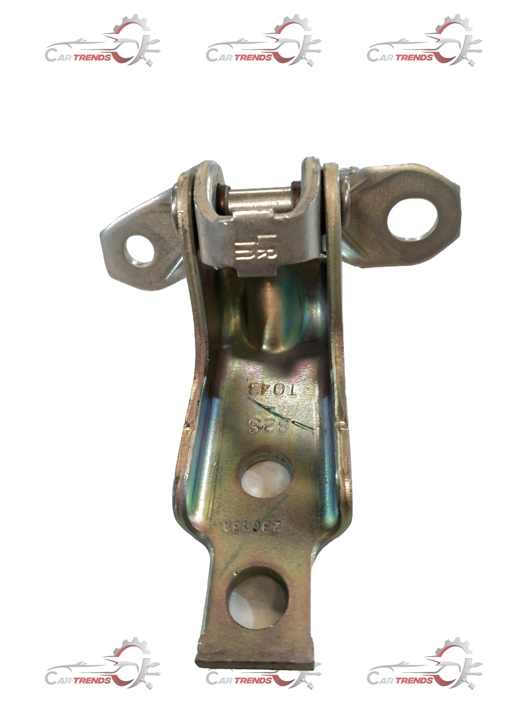 Maruti Suzuki LH front upper hinge door for Swift, WagonR, Alto, Dzire models, showing metal hinge with mounting points.