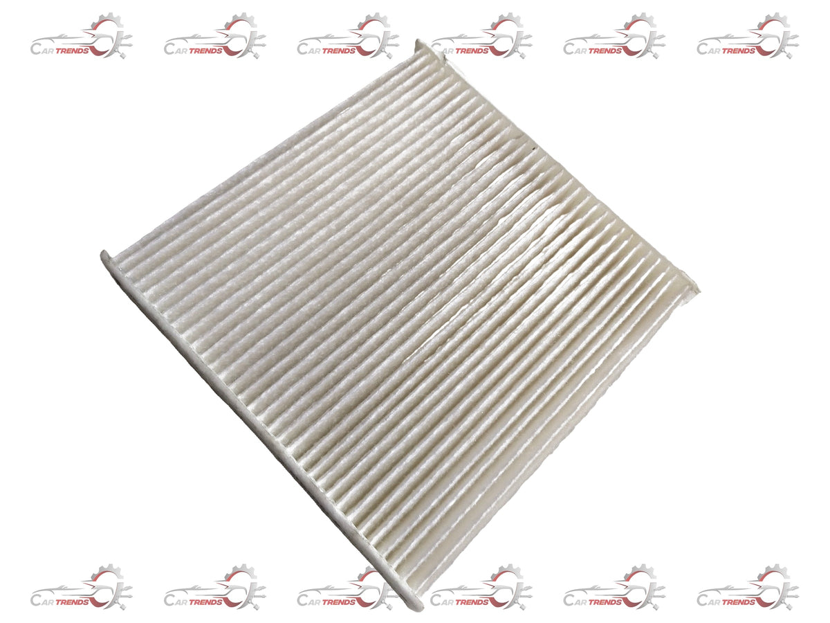 CarTrends Amaze AC filter spare part, showing the rectangular filter with pleated material for vehicle air conditioning.