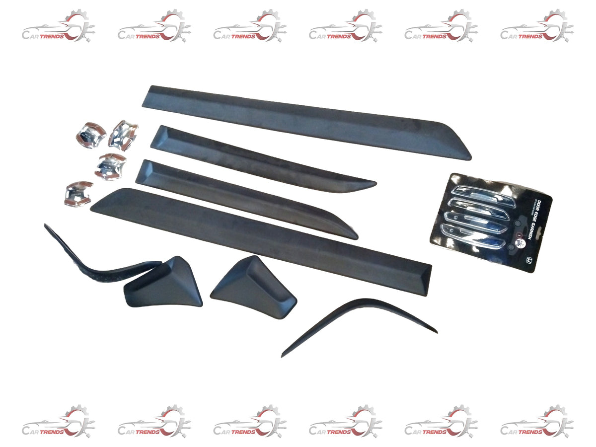 Honda utility package for City, Civic, CR-V, and Jazz models, showing vehicle accessories and parts in a practical layout.