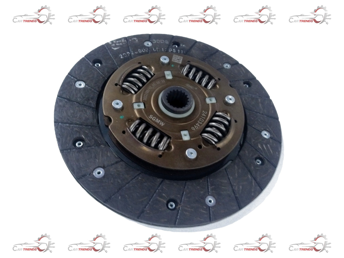 General Motors clutch plate for Chevrolet Sail, showing the metallic disc with friction material and central hub.