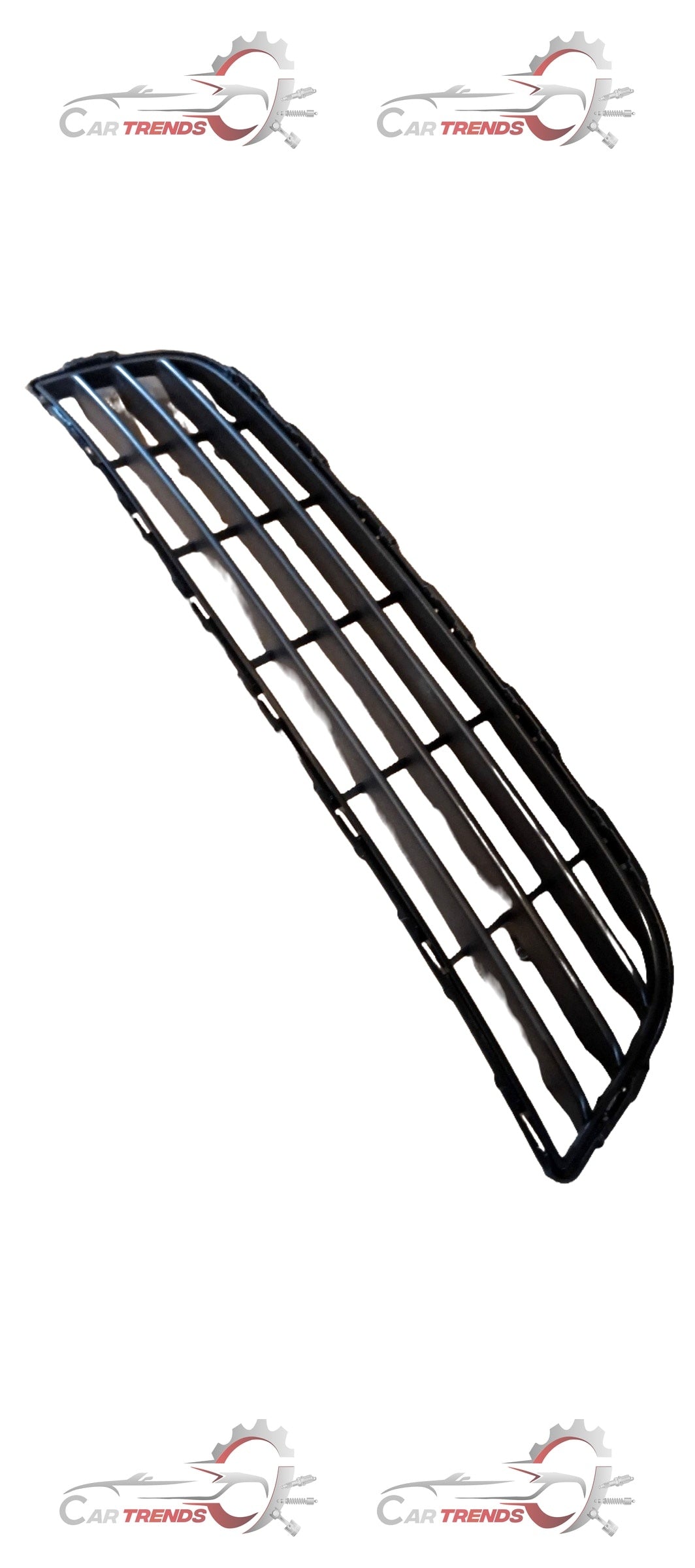 Maruti CarTrends radiator grille for Suzuki Swift, close-up view showing chrome finish and mounting points.