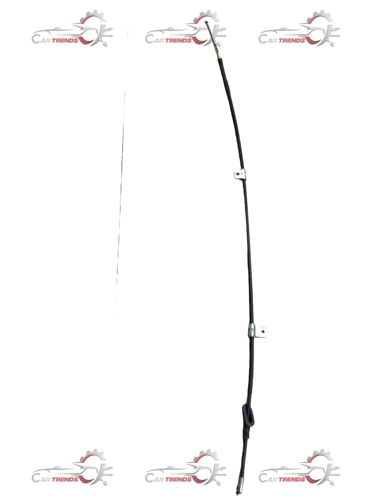 Hyundai parking brake cable assembly for Santro, i10, Accent, Eon, RH side, spare parts, image showing cable with connectors.