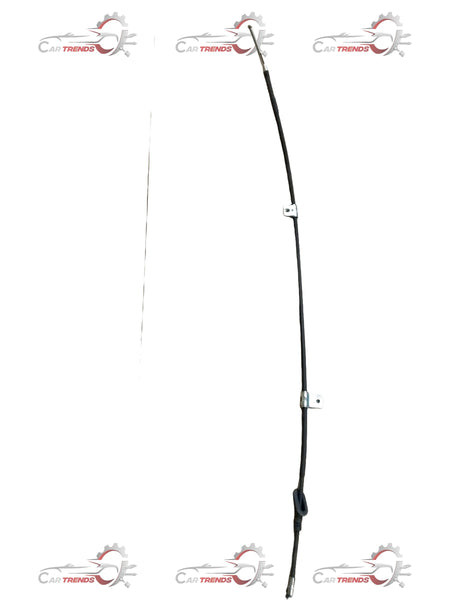 Hyundai parking brake cable assembly for Santro, i10, Accent, Eon, RH side, spare parts, image showing cable with connectors.