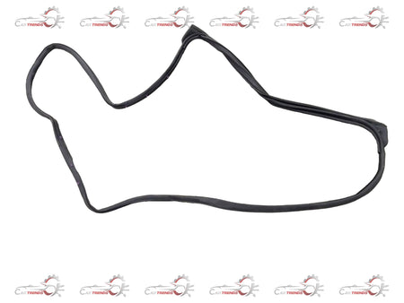 General Motors Chevrolet Enjoy door weatherstrip assembly showing the rubber seal and attachment points in two images.