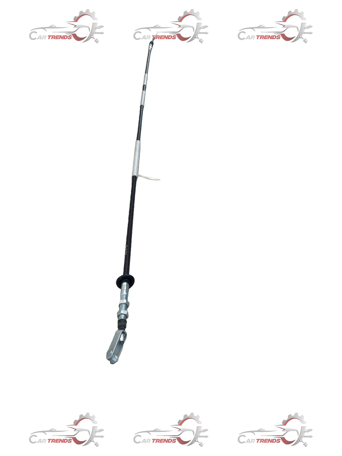 Maruti Suzuki Omni clutch cable, automotive part showing the flexible cable with metal fittings and connectors.