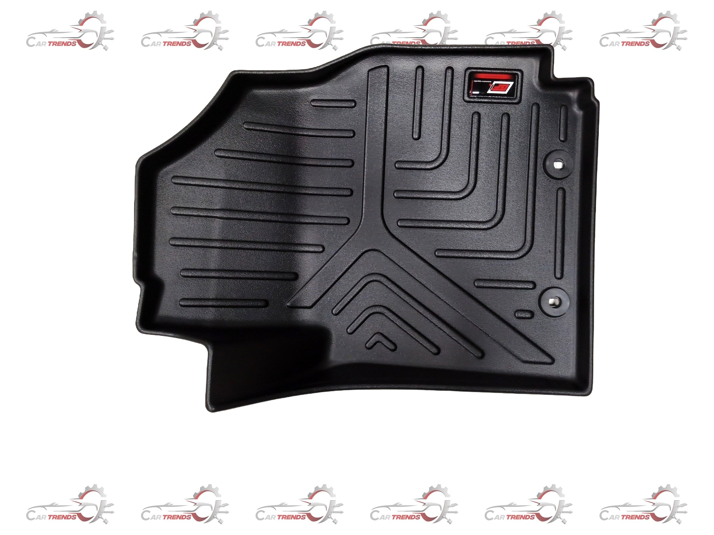 Gfx Lifelong Mats Creta 2024 onwards floor mat, black rubber surface with textured design, fitted for vehicle floor protection