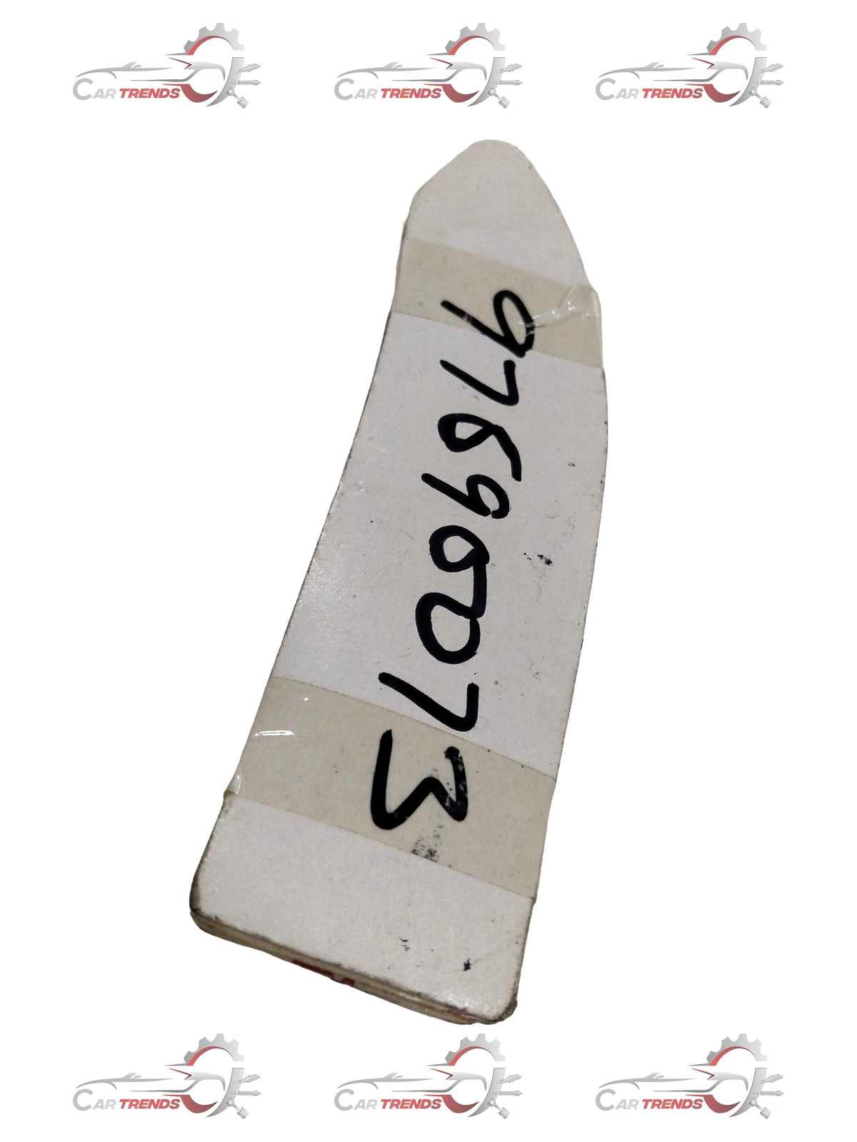 Protective tape door for Chevrolet Tavera rear, general motors part, shown on vehicle with close-up of tape application.