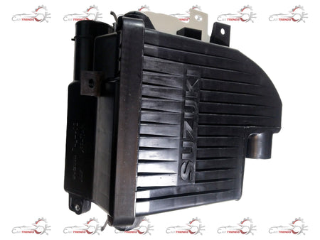 CarTrends air cleaner assembly for Maruti Swift 2nd Gen, Dzire 2nd Gen, Ertiga 1st Gen petrol engine, shown in two views