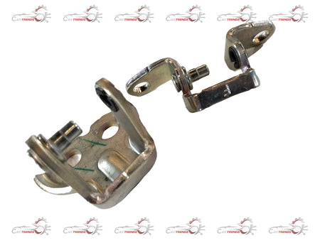 CarTrends Tata Curvv front left door hinge assembly, part #54386000MF1111, showing the hinge mechanism attached to the vehicle door.