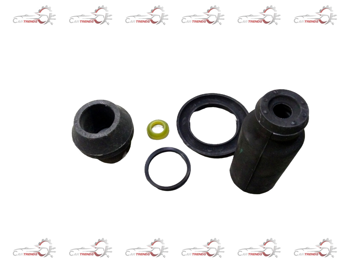 Maruti Suzuki Eeco strut kit with two parts, featuring metal components and rubber bushings for vehicle suspension repair.