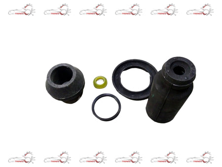 Maruti Suzuki Eeco strut kit with two parts, featuring metal components and rubber bushings for vehicle suspension repair.